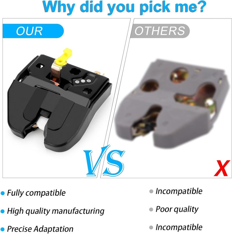 C-Tzu 74851-S01-A01 Trunk Latch Lid Lock Assembly Fit for Honda Civic 1996-2000 Replace 74851S01A01 - Image 5